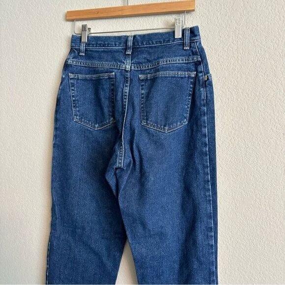 Wrangler vintage 90s style medium wash mom jean with front pocket logo size 26 - Picture 8 of 8